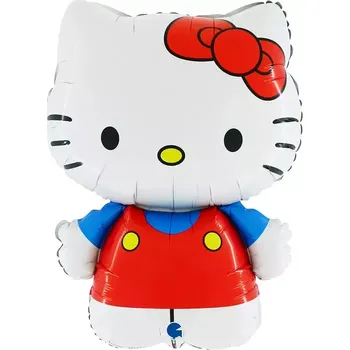 Balónek Foliový balonek Hello Kitty červená 64 cm
