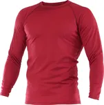 Lamido Pánské tričko dlouhý rukáv Coolbest vínová XXXL (3XL) - doprava od 59 Kč