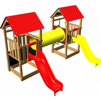 Dětské hřiště Monkey Flexi sestava 8 100 - červená střecha