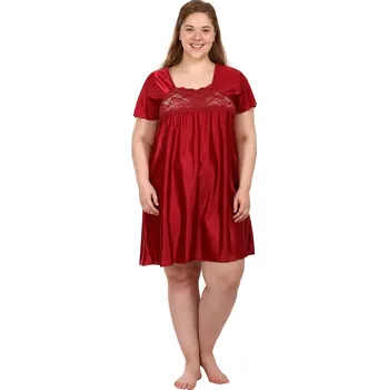 Dámská noční košile Lamido Dámská noční košile Rút K griotka-jednobarevná krajka XL (CZ52 / EU48 (XL)) - doprava od 59 Kč