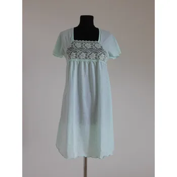 Dámské noční prádlo Lamido Dámská noční košile Raduna LUX světle zelená 4XL (CZ66 / EU62 (4XL)) - doprava od 59 Kč