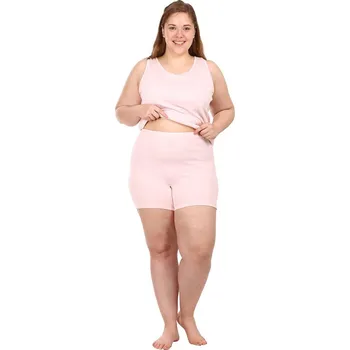 Kalhotky Lamido Dámské kalhotky s nohavičkou Olga růžová XL (CZ52 / EU48 (XL)) - doprava od 59 Kč