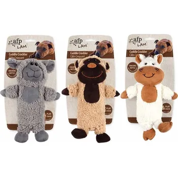 Hračka pro psa Hračka AFP plyš - Lamb zvířátko s PET lahví uvnitř 27,5cm (MIX BAREV)