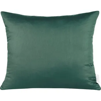 Povlečení Jednobarevné povlečení na polštář DINA z bavlněného saténu - tmavě zelené