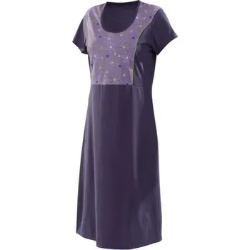 Dámské šaty Lamido Dámské šaty Berta D fialovo-zelený tisk M (CZ44 / EU40 (M)) - doprava od 59 Kč