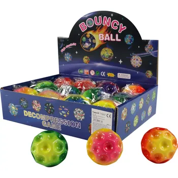 Dětský míč Skákací míček duhový 7 cm