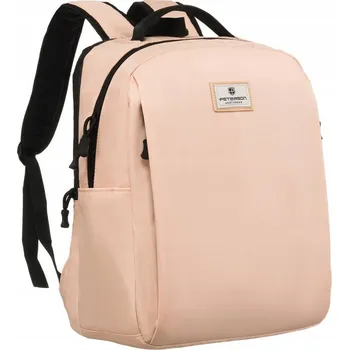 Sportovní batoh Velký, prostorný batoh s prostorem pro notebook - Peterson Barva: Béžová