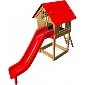 Dětský domeček Monkey Flexi Domeček 150 - červená střecha