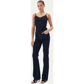 Fracomina Top FR25ST4006K410J9 Tmavomodrá Slim Fit XS