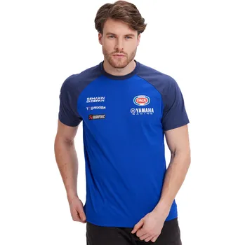 Pánské tričko Pánské tričko PATA Yamaha WorldSBK team modré Velikost: XL