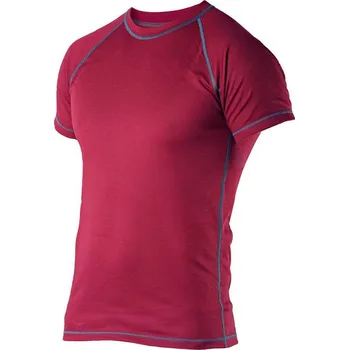 Lamido Pánské tričko krátký rukáv Coolbest vínová XS (XS) - doprava od 59 Kč