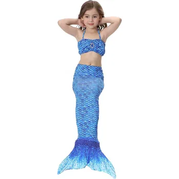 Karnevalový kostým SURTEP, s. r. o. Kostým Mořská Panna Mermaid 3-pack Blue Fire Velikost: 120