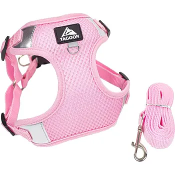 Postroj pro psa Petify Postroj pro psa s vodítkem Zoomie růžový Velikost: XL