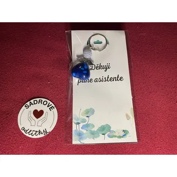 HandMade by VeJa Dárková karta - PA (muž - modrá kytka)