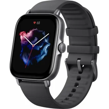 Chytré hodinky Amazfit GTS 3 4.45 cm (1.75 ) AMOLED 42 mm Digital 390 x 450 pixels Touchscreen Graphite GPS (satellite)