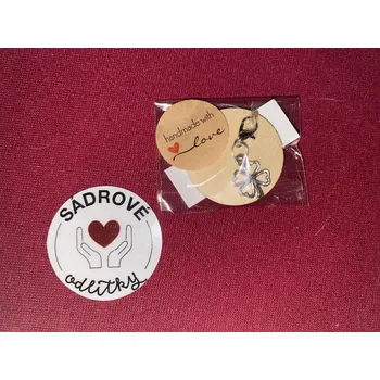 HandMade by VeJa Čtyřlístek na dřevěném kolečku