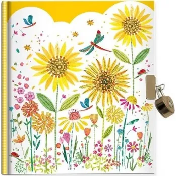 Zápisník Zápisník se zámkem Flowers Stitch - 1442-0364