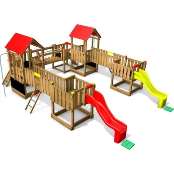 Dětské hřiště Monkey Flexi sestava 6 100 - červená střecha