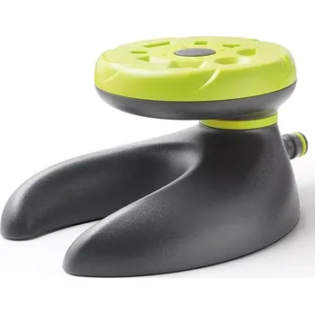 Zavlažovač Víceúčelový kruhový postřikovač DRIVER-BASE - zelený (Víceúčelový kruhový zavlažovač na základně, 8 variant proudu vody)