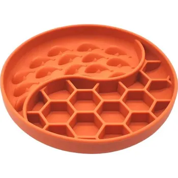 Miska pro psa Protihltací miska pro psa Gulpy 19 cm oranžová