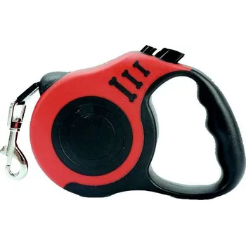 Vodítko pro psa Petify Flexi vodítko pro psa Wag červené | 500 cm