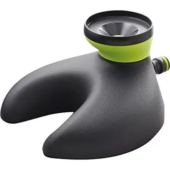 Zavlažovač Víceúčelový kruhový postřikovač CONO-BASE - zelený (Víceúčelový kruhový zavlažovač na základně, 2 varianty proudu vody)