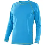 Lamido Pánské tričko dlouhý rukáv Coolbest tyrkys XXXL (3XL) - doprava od 59 Kč