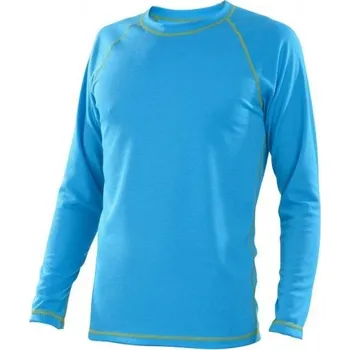 Lamido Pánské tričko dlouhý rukáv Coolbest tyrkys XXXL (3XL) - doprava od 59 Kč