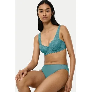 Podprsenka Triumph Podprsenka s kosticemi Amourette 10209584 Tyrkysová 85F