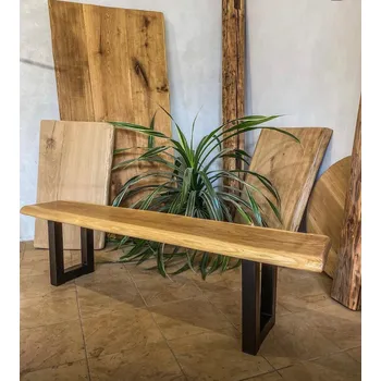 Lavice - Kostka Velikost: 80, Odstín desky: Medový, Hrana desky: Rovná