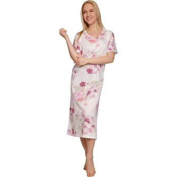 Dámské noční prádlo Lamido Dámská noční košile Líba K barevná chryzantéma M (CZ44 / EU40 (M)) - doprava od 59 Kč