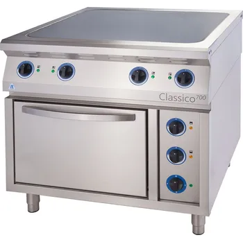 Sporák Alba Hořovice Alba E-C-TG RHB-4/700 Sklokeramický sporák - 4 plotýnkový Varianta: Varianta: EO - s troubou