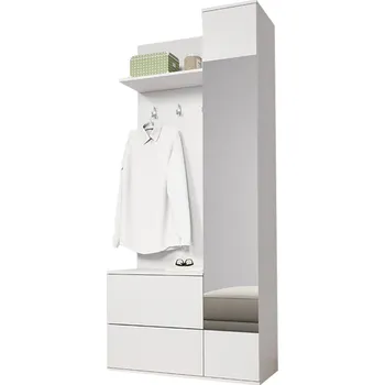 Předsíňová sestava, bílá, GADIS