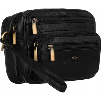 Ledvinka Dvoukomorová pánská taška z přírodní kůže