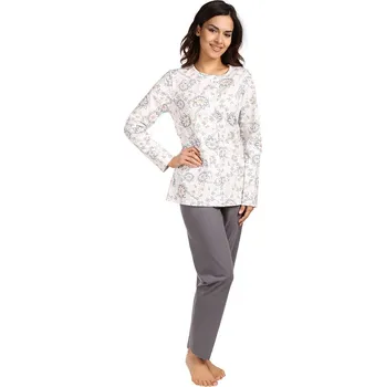 Dámské pyžamo Lamido Dámské pyžamo Agáta šedý květ L (CZ48 / EU44 (L)) - doprava od 59 Kč