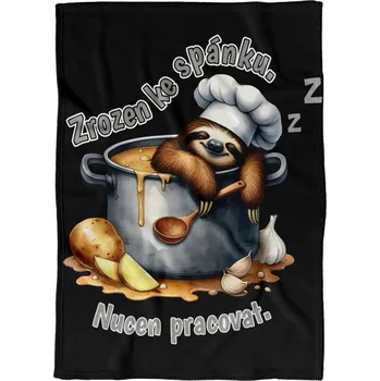 Dětská deka Deka 200 x 140 cm - Zrozen ke spánku - kuchař