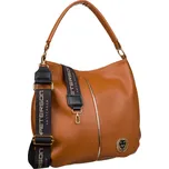 Velký dámský shopper se širokým páskem Barva: Hnědá