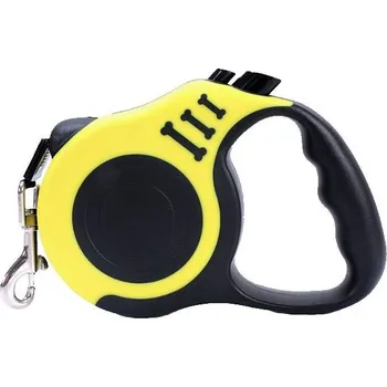 Vodítko pro psa Petify Flexi vodítko pro psa Wag žluté | 500 cm