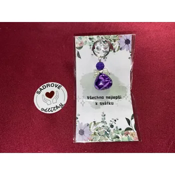 HandMade by VeJa Dárková karta - Všechno nejlepší k svátku (kytky)