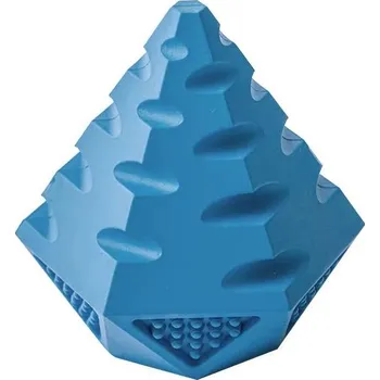 Hračka pro psa Žvýkací gumová hračka Diamant 12 cm modrá