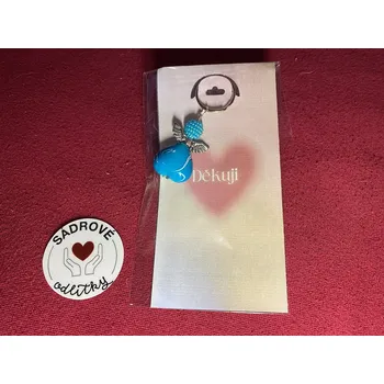 HandMade by VeJa Dárková karta - děkuji (duhové srdce)