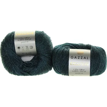 Příze Gazzal Exclusive 9902 petrolejová