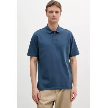Bavlněné polo tričko BOSS Orange 50519740 námořnická modř 59X, vel. XL