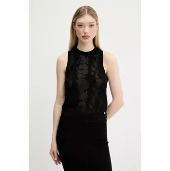 Top HUGO černá barva, 50538224 99X, vel. XS