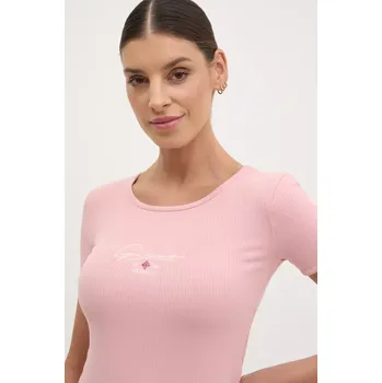 Tričko Guess SUZANNE růžová barva, V5RP00 KBCO2 V5RP00.KBCO2 39X, vel. XL