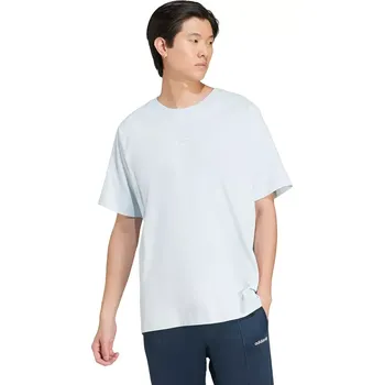 Pánské oblečení Bavlněné tričko adidas Originals Premium Essentials Tee JD3280 modrá 55X, vel. M