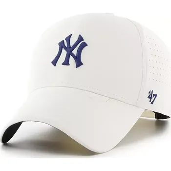 Kšiltovka Kšiltovka 47 brand MLB New York Yankees bílá barva, s aplikací, B-VENTM17YEI-F9 B.VENTM17YEI.F9 00X, vel. ONE SIZE