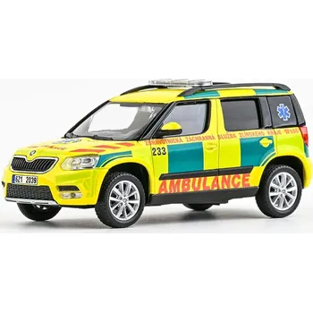 autíčko Škoda Yeti FL 2013 Škoda Yeti FL 2013 ZZS Zlínského Kraje 233 1:43 1:43 Škoda Yeti FL 2013 - kovový model auta