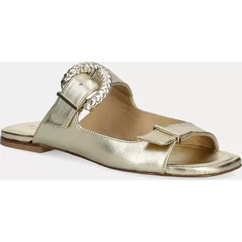 Dámské pantofle Kožené pantofle Baldinini D5E084P1VITL.8810 zlatá 10Y, EUR 39