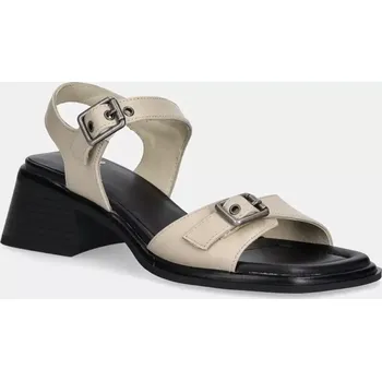 Dámské sandále Kožené sandály Vagabond Shoemakers INES béžová barva, 5911-101-37 5911.101.37 01X, EUR 36